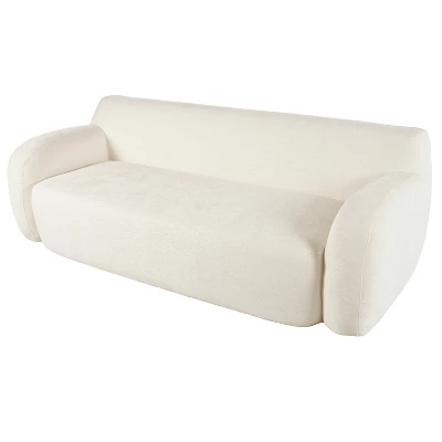 ModernLuxe 85.8" Minimalist Curved Upholstered 3-Seat Sofa 9 ModernLuxe 85.8" Minimalist Curved Upholstered 3-Seat Sofa - Image 7