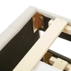 Twin/Full Size Platform Bed, Wooden Upholstered Bed Frame With Twin Trundle Bed And 3 Drawers - ModernLuxe 22 Twin/Full Size Platform Bed, Wooden Upholstered Bed Frame With Twin Trundle Bed And 3 Drawers - ModernLuxe -Luxe Furniture Sale GUEST 2cedb29f 7dee 4d8d 98d7 dda51e151245