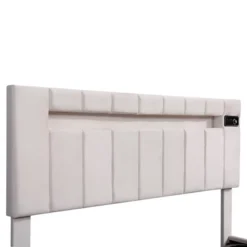 Upholstered Bed With LED Light, Bluetooth Player And USB Charging, Hydraulic Storage Bed In Velvet Fabric-ModernLuxe 31 Upholstered Bed With LED Light, Bluetooth Player And USB Charging, Hydraulic Storage Bed In Velvet Fabric-ModernLuxe -Luxe Furniture Sale GUEST 2d8b3e9b ca6a 4691 b5a8 f7a204edb7a6