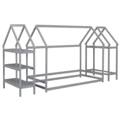 ModernLuxe Twin Size House Shape Floor Bed with 2 Detachable Stands 15 ModernLuxe Twin Size House Shape Floor Bed with 2 Detachable Stands -Luxe Furniture Sale GUEST 2e0f37a0 2e24 4865 9363 61e00d19ccaa