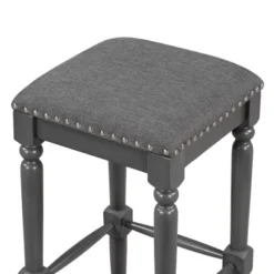 5 PCS Counter Height Wood Dining Table Set, Console Table With Trestle Legs And 4 Stools-ModernLuxe -Luxe Furniture Sale GUEST 2fb06123 cc9b 4bd3 bd8f d597acf21d4c