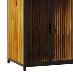 Multipurpose Bookshelf Storage Rack With Closed Storage Cabinets, Black + Brown - ModernLuxe 19 Multipurpose Bookshelf Storage Rack With Closed Storage Cabinets, Black + Brown - ModernLuxe -Luxe Furniture Sale GUEST 32c7086f 3c03 49b9 ba16 1b2c29d90409