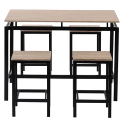 Modernluxe 5-Piece Kitchen Counter Height Table Set With 4 Chairs-Industrial -Luxe Furniture Sale GUEST 32f2cd1e 5564 4f08 8335 751171d8bf37