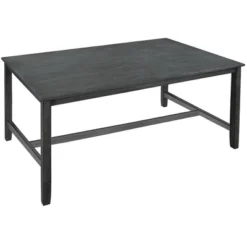 6-Piece Farmhouse Rustic Wooden Dining Table Set With 4 Chairs And Bench, Antique Gray - ModernLuxe 18 6-Piece Farmhouse Rustic Wooden Dining Table Set With 4 Chairs And Bench, Antique Gray - ModernLuxe -Luxe Furniture Sale GUEST 33c5c862 0fec 483c 973b 83084e1b61db