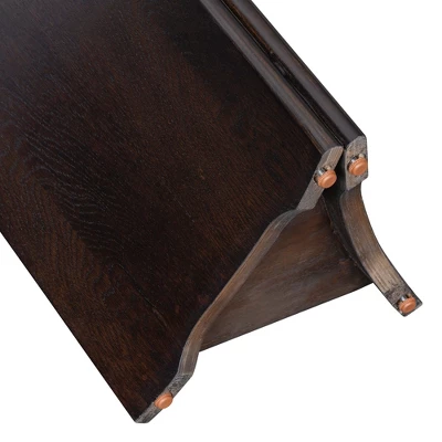 ModernLuxe 53.9" Modern Entryway Console Table with Oval Marble-Style Top and Solid Wood Curved Legs 13 ModernLuxe 53.9" Modern Entryway Console Table with Oval Marble-Style Top and Solid Wood Curved Legs - Image 11