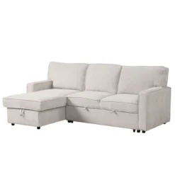 89" Sleeper Sectional Sofa Couches With Storage Space, USB Port And 2 Cup Holders-ModernLuxe -Luxe Furniture Sale GUEST 3783d59a 83d5 4de5 8034 ead7a34bc50f