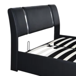 Upholstered Faux Leather Platform Bed With A Hydraulic Storage System-ModernLuxe 20 Upholstered Faux Leather Platform Bed With A Hydraulic Storage System-ModernLuxe -Luxe Furniture Sale GUEST 3c01de5e 508f 418d ad59 48a9f24a6d75