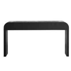 59"W Retro Silhouette Console Table, Entryway Table With Open Style And Two Top Drawers 4Q -ModernLuxe -Luxe Furniture Sale GUEST 3d3d8c33 0cdd 4117 9a2f e6fcc2981017