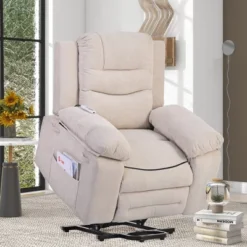ModernLuxe Power Lift Recliner with Integrated Massage, Heat, and Infinite Positions