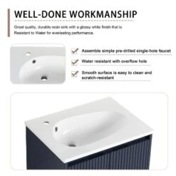 ModernLuxe Floating Bathroom Vanity - Unique Drop-Shaped Resin Sink -Luxe Furniture Sale GUEST 3e4510f0 b81f 414c 8960 c777d228bae1