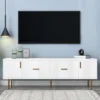 ModernLuxe 67" Modern TV Stand with Champagne Legs for TVs up to 75" -Luxe Furniture Sale GUEST 3e9069fb 94b8 44a0 8c07 b5b02192e0fc