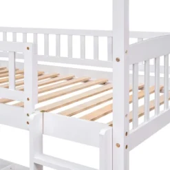 ModernLuxe Twin Over Twin House Bunk Bed with Slide and Ladder 22 ModernLuxe Twin Over Twin House Bunk Bed with Slide and Ladder -Luxe Furniture Sale GUEST 3f4d264d 06f4 4b7b ba2c 65a10080d2c2