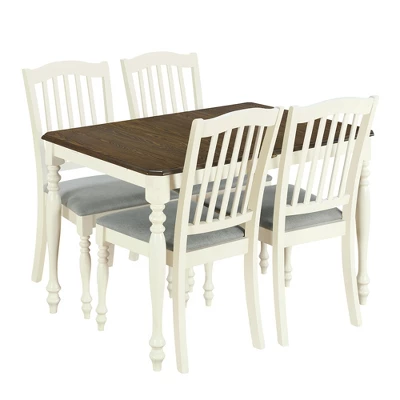 ModernLuxe 5-Piece Mid-Century Extendable Dining Set with 15-Inch Butterfly Leaf 10 ModernLuxe 5-Piece Mid-Century Extendable Dining Set with 15-Inch Butterfly Leaf - Image 8