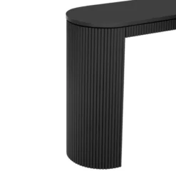 ModernLuxe 59.2" Curved Console Table with Unique Vertical Stripe Design -Luxe Furniture Sale GUEST 40422428 c25f 4e93 b1a5 f1dd8d13b984