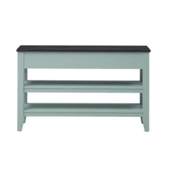 ModernLuxe 48" Solid Wood Top Console Table with 3 Drawers and 2 Shelves -Luxe Furniture Sale GUEST 40b79f8a 8b6d 46f5 8ec2 242e7305cd48