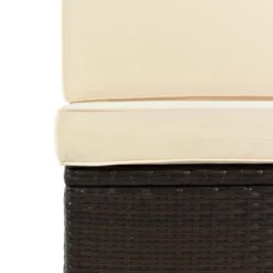 ModernLuxe 9-Piece Outdoor Rattan Sectional Conversation Set with Ottoman & Table -Luxe Furniture Sale GUEST 4301a92d 86bf 4796 b8e5 28a96e4b6b9e