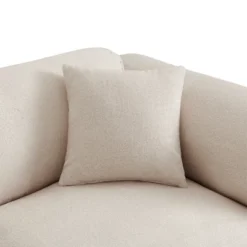 122.1"W Luxury Cloud 4-Seater Sofa Couch, Double-Needle Cut Velvet Sofa With Removable Ottoman And Pillows For Living Room - ModernLuxe -Luxe Furniture Sale GUEST 457ceee9 3992 4e52 810f 4a4262d7c7a8