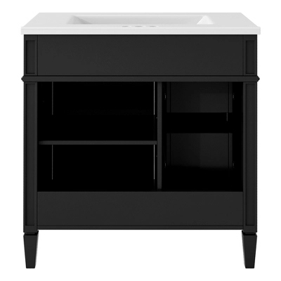ModernLuxe 30-Inch Bathroom Vanity with Ceramic Sink and Smart Storage 10 ModernLuxe 30-Inch Bathroom Vanity with Ceramic Sink and Smart Storage - Image 8