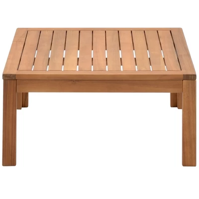 ModernLuxe Japanese-Style Acacia Wood Outdoor Sofa Set with Coffee Table 11 ModernLuxe Japanese-Style Acacia Wood Outdoor Sofa Set with Coffee Table - Image 9