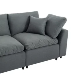 104" L-Shaped Modular Sofa With Reversible Chaise, Down Filled Upholstery Convertible Sectional Couch 4L - ModernLuxe 25 104" L-Shaped Modular Sofa With Reversible Chaise, Down Filled Upholstery Convertible Sectional Couch 4L - ModernLuxe -Luxe Furniture Sale GUEST 4a47066c f70b 41c1 a2e5 b8443f82071f