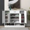 Sleek And Modern Shoe Cabinet With Adjustable Shelves - ModernLuxe 2 Sleek And Modern Shoe Cabinet With Adjustable Shelves - ModernLuxe -Luxe Furniture Sale GUEST 4cbc7b3b 9f34 4747 a8f8 de69bb89b9d9