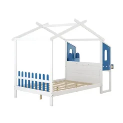 Full Size Platform Bed With Built-in Desk, Two Drawers And Individual Pen Storage - ModernLuxe -Luxe Furniture Sale GUEST 4fc4cb71 c969 4d5e bf3b 501d5343f07f