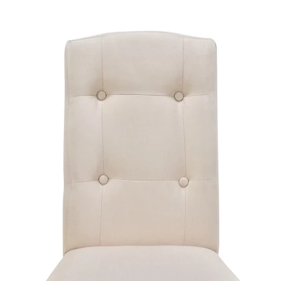 5 PCS Wood Dining Table Set With Faux Marble Tabletop And Upholstered Dining Chairs-ModernLuxe 14 5 PCS Wood Dining Table Set With Faux Marble Tabletop And Upholstered Dining Chairs-ModernLuxe - Image 12