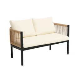 ModernLuxe 4-Piece Rattan Wicker Outdoor Patio Sofa Set with Tempered Glass Table 22 ModernLuxe 4-Piece Rattan Wicker Outdoor Patio Sofa Set with Tempered Glass Table -Luxe Furniture Sale GUEST 52ff1304 412e 4873 bf7f 2f213d4e55c0