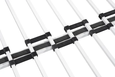 ModernLuxe Twin Over Full Metal Bunk Bed - Space-Saving Design with Ladder 13 ModernLuxe Twin Over Full Metal Bunk Bed - Space-Saving Design with Ladder - Image 11