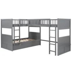 ModernLuxe Modern Triple Twin Bunk and Loft Bed with Storage -Luxe Furniture Sale GUEST 55872fc8 1f48 42a3 a3da 195ee2c5bb96