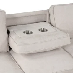 89" Sleeper Sectional Sofa Couches With Storage Space, USB Port And 2 Cup Holders-ModernLuxe -Luxe Furniture Sale GUEST 57fd72e4 e7fd 4262 849a 49db99f89a98