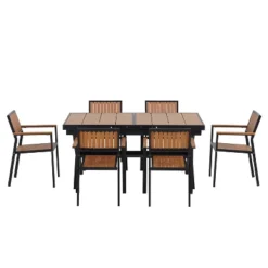 ModernLuxe 7-Piece Outdoor Dining Set with Extendable Table & 6 Chairs 20 ModernLuxe 7-Piece Outdoor Dining Set with Extendable Table & 6 Chairs -Luxe Furniture Sale GUEST 58c18e44 2dcf 4f6b b6e0 4f0999c2602b