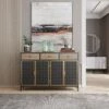 ModernLuxe 48-Inch Sideboard Buffet with 4 Doors and 3 Storage Drawers 1 ModernLuxe 48-Inch Sideboard Buffet with 4 Doors and 3 Storage Drawers -Luxe Furniture Sale GUEST 59a8f9b8 03b1 413f 9962 93afd4cfb4bf
