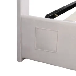 Upholstered Bed With LED Light, Bluetooth Player And USB Charging, Hydraulic Storage Bed In Velvet Fabric-ModernLuxe 30 Upholstered Bed With LED Light, Bluetooth Player And USB Charging, Hydraulic Storage Bed In Velvet Fabric-ModernLuxe -Luxe Furniture Sale GUEST 5a4ca14a dd03 4c87 bbf0 77bb684d7881