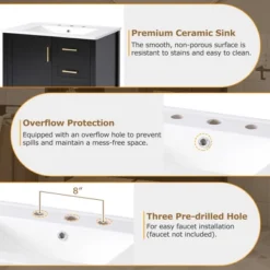 ModernLuxe 30" Bathroom Vanity with Ceramic Sink & Soft-Close Storage -Luxe Furniture Sale GUEST 5ad75767 eba7 49f6 9689 81a9b9ac89bb