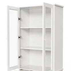 ModernLuxe 3-Tier Modern Bookshelf with LED Lights and Glass Doors - White 20 ModernLuxe 3-Tier Modern Bookshelf with LED Lights and Glass Doors - White -Luxe Furniture Sale GUEST 5bf75fa2 055e 478b 89da 271d0ead7e33