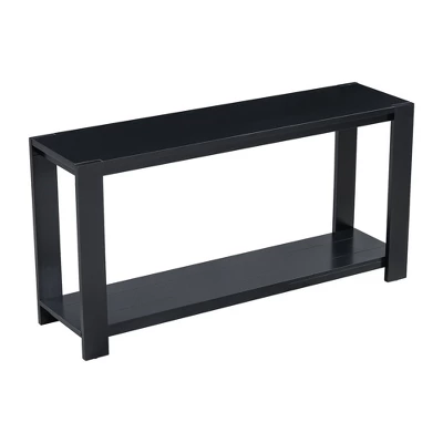 59.8"W Minimalist Console Table With Bottom Shelf And 4 Legs, Entryway Table 4B - ModernLuxe 5 59.8"W Minimalist Console Table With Bottom Shelf And 4 Legs, Entryway Table 4B - ModernLuxe - Image 3