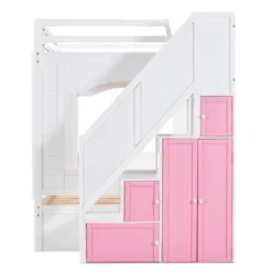 ModernLuxe Full Over Full Bunk Bed with Trundle, Storage Stairs, and Ladder -Luxe Furniture Sale GUEST 5cdbbf3e 5ba6 42a0 8ca9 7d543c89966b