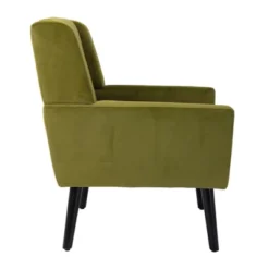 Modern Soft Velvet Upholstered Accent Chair With Armrests - ModernLuxe 16 Modern Soft Velvet Upholstered Accent Chair With Armrests - ModernLuxe -Luxe Furniture Sale GUEST 5ed958db f3ba 41de b187 546e9cebfa14