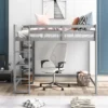 Full Size Loft Bed With Built-in Desk And Shelves - ModernLuxe 2 Full Size Loft Bed With Built-in Desk And Shelves - ModernLuxe -Luxe Furniture Sale GUEST 5f909d64 67b9 4c8a 93e7 3273d35eb056