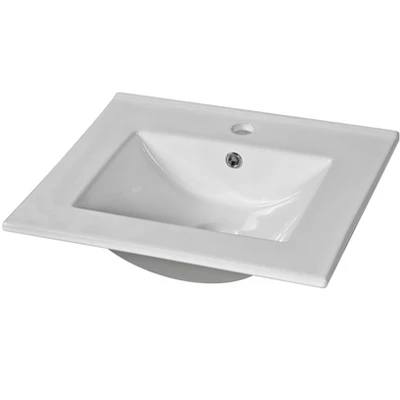 20" Bathroom Vanity With Ceramic Sink, Bathroom Cabinet With Door-Mounted Storage Rack, Adjustable Shelf And Soft Closing Door, White/Black-ModernLuxe 14 20" Bathroom Vanity With Ceramic Sink, Bathroom Cabinet With Door-Mounted Storage Rack, Adjustable Shelf And Soft Closing Door, White/Black-ModernLuxe - Image 12