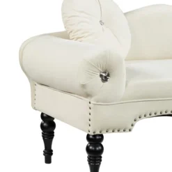 ModernLuxe 54" Velvet Upholstered Loveseat with Diamond Tufting and Pillows -Luxe Furniture Sale GUEST 6037d64b 210a 4618 8680 307d9f2b568f