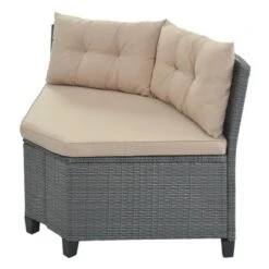 ModernLuxe 6-Piece Outdoor PE Rattan Conversation Set with Wicker Sectional and Dining Table -Luxe Furniture Sale GUEST 604559cd 270b 40c7 b4d0 d9e09bf11f86