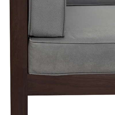 Outdoor Wooden Patio 4-Piece Sectional Sofa Set With Cushions And Table - ModernLuxe 14 Outdoor Wooden Patio 4-Piece Sectional Sofa Set With Cushions And Table - ModernLuxe - Image 12