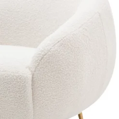 Modern Accent Chair, Teddy Short Plush Particle Velvet Armchair With Ottoman-ModernLuxe 20 Modern Accent Chair, Teddy Short Plush Particle Velvet Armchair With Ottoman-ModernLuxe -Luxe Furniture Sale GUEST 624eb349 9a27 4fcc 9407 f8913d2f73cf