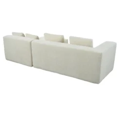 110"W Modern Large Modular Sofa, 3-Piece Set With Free Combination, Includes 4 Pillows, Ideal For Living Room, Bedroom, Apartment-ModernLuxe -Luxe Furniture Sale GUEST 6257ac3c 1a37 4225 ad42 2142e7e354da