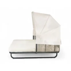 57"W Outdoor Daybed Sunbed, Patio Rattan Chaise Lounge With Canopy, Detachable Pillows For Patio, Backyard, Pool -ModernLuxe 28 57"W Outdoor Daybed Sunbed, Patio Rattan Chaise Lounge With Canopy, Detachable Pillows For Patio, Backyard, Pool -ModernLuxe -Luxe Furniture Sale GUEST 62db1b2b f4f7 4e24 ab56 ec73039f6c04