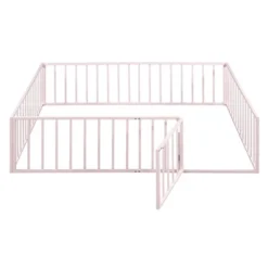 ModernLuxe Metal Floor Bed Frame with Safety Fence and Swing Door 14 ModernLuxe Metal Floor Bed Frame with Safety Fence and Swing Door -Luxe Furniture Sale GUEST 63d149f3 20f1 41cd ab46 7d407848c112