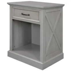 ModernLuxe Modern Wooden Nightstand with Storage Drawer and Open Shelf -Luxe Furniture Sale GUEST 63f7654b 0d5d 4529 9c96 5bbbc221fe0c