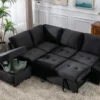 L-Shape Sleeper Sectional Sofa, Sofa Bed With Storage Ottoman & USB Charge-ModernLuxe 1 L-Shape Sleeper Sectional Sofa, Sofa Bed With Storage Ottoman & USB Charge-ModernLuxe -Luxe Furniture Sale GUEST 64e0a978 33d0 49f2 9ab1 c0559560a8f0